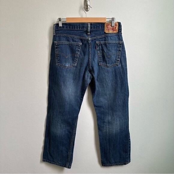 LEVI’S 514 Straight Medium Wash Jeans 32 - Picture 8 of 10